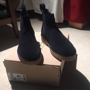 Clarks Originals Desert Chelsea 2 in Navy suede